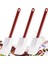 3'lü Paket Spatula Silikon Isıya Dayanıklı, Spatula Silikon, Kauçuk Kazıyıcı Spatula 10 Inç, Mutfak Kullanımı A (Yurt Dışından) 2