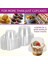 Bireysel Cupcake Kapları, 100 Adet Şeffaf Cupcake Kutuları, Kapaklı Cupcake Tutucular, Tek Bölmeli Muffin Taşıyıcı (Yurt Dışından) 5