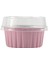100 Adet 5 Oz 125 ml Tek Kullanımlık Kek Pişirme Bardak Muffin Gömlekleri Kapaklı Bardak Alüminyum Folyo Cupcake Pişirme Bardak-Pembe (Yurt Dışından) 1
