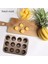 Canele Kalıp Kek Tavası, 12 Gözlü Yapışmaz Cannele Muffin Bakeware Fırın Pişirme Için Cupcake Tavası (Şampanya Altın) (Yurt Dışından) 4