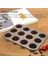 Canele Kalıp Kek Tavası, 12 Gözlü Yapışmaz Cannele Muffin Bakeware Fırın Pişirme Için Cupcake Tavası (Şampanya Altın) (Yurt Dışından) 5