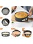 Metal Yuvarlak Pişirme Kabı Bakeware Yapışmaz Kalıp Pişirme Tavaları Mutfak Kek Aracı Kek, 22 cm (Yurt Dışından) 5