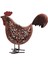 Güneş Metal Kaydırma Horoz Bahçe Heykel, 3 D Horoz Heykeli Fener Işıkları Masa Açık Güneş Işığı Sanat Dekoru (Yurt Dışından) 1