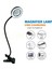 48 LED Masa Lambası Klipsi, 5x Büyüteç Işık ile 360° Ayarlanabilir 3 Modlu LED Masa Lambası Yatak Masası Çalışması Için El Sanatları-1pc (Yurt Dışından) 5