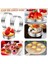 20 Adet 3 Inç Delikli Tart Yüzükler Yuvarlak Tart Yüzük Paslanmaz Çelik Tart Yüzükler Pişirme Için Yapışmaz Metal Yuvarlak Kek Yüzüğü (Yurt Dışından) 3