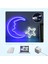 LED Ay Yıldız Şekilli Neon Tabelalar Dekor Duvar Dekor Sanat Ev Dekorasyon, Yatak Odası, Salon, Ofis, Düğün Için Işık Burcu (Yurt Dışından) 5