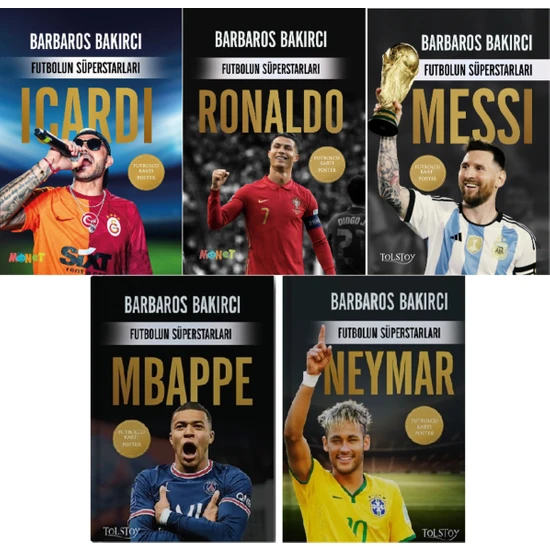 Futbolun Süperstarları İcardi - Ronaldo - Messi -  Mbappe - Neymar