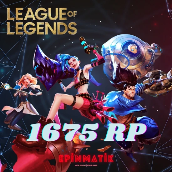 Riot Games League Of Legends 1675 Rp - Riot Points