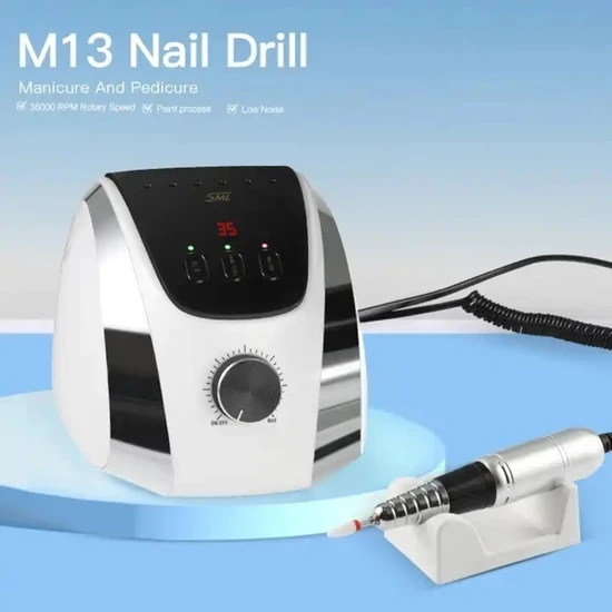 SML Tırnak Törpü Makinesi(Nail Drill M13 Profesyonel Nail Drill )