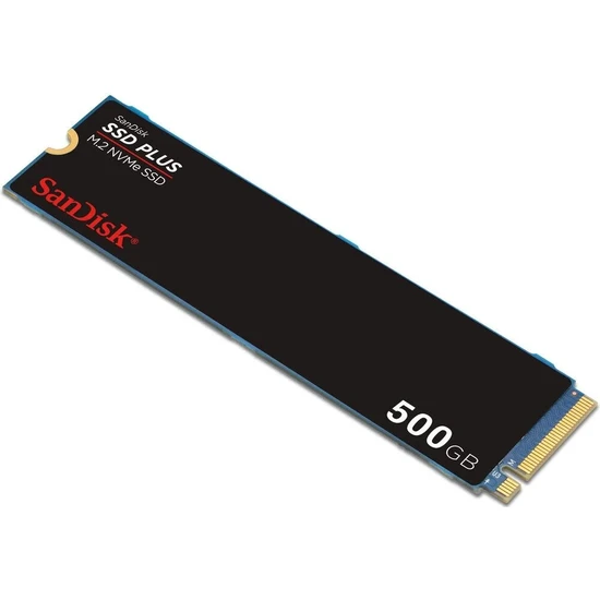 Sandisk SSD Plus 500GB 2400MB-1500MB/S M.2 Pcıe Gen 3.0 Nvme SSD SDSSDA3N-500G-G26