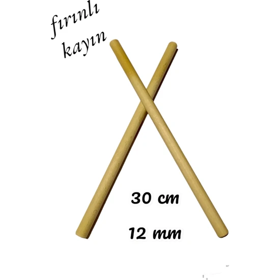 ncy Ritim Çubuğu 7 Çift Pürüzsüz 30 cm 12 mm