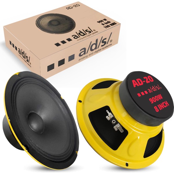Oto Hoparlor 20 Cm 900W Kapaklı 2 Adet Ads Ad-20 Fiyatları