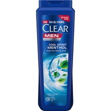 Clear Men Kepeğe Karşı Etkili Şampuan Cool Sport Menthol Ferahlatıcı Mentol Etkisi 600 ml