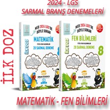 Sinan Kuzucu Yayınları 8. Sınıf Matematik - Fen Bilimleri 2'li Sarmal Branş Deneme Seti