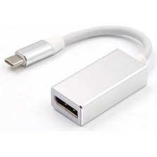 USB 3.1 Type C - 4K Display Port Dişi Çevirici Adaptör Kablosu G