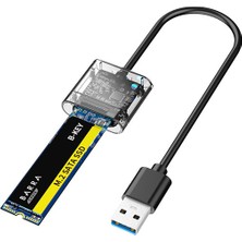 Ason Plus Ally M.2 Sata USB 3.0 Gen1 SSD Harddisk Kutusu  M.2 Ngff- JMS578