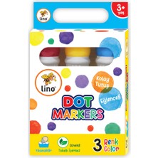 Dot Markers 3'lü Yıkanabilir Kalem ve 4’lü Boyama Kitabı Set