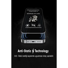 Case World Caseworld Apple iPhone Se 2 Tam Kaplayan Anti Statik Hayalet Süper Cam Ekran Koruyucu - Beyaz