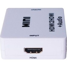 hdmı 2 hdmı + audio 3,5 mm stereo audio ses ayırıcı adaptör