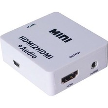 hdmı 2 hdmı + audio 3,5 mm stereo audio ses ayırıcı adaptör