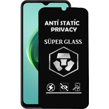 Caseart Xiaomi Redmi Note 11E Tam Kaplayan Anti Statik Hayalet Süper Cam Ekran Koruyucu