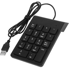 numerik keypad usb 2.0 kablolu mini numerik keypad18 tuşlu