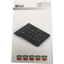 numerik keypad usb 2.0 kablolu mini numerik keypad18 tuşlu