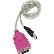 USB 2.0 to RS232 Seri Port 9 Pin DB9 Kablosu 1.30 cm