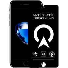 Kzy Apple iPhone Se Tam Kaplayan Anti Statik Görünmez Safir Ekran Koruyucu Hayalet Cam - Siyah