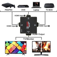 hdmı seçmeli 3in1 çoklayıcı switch v1.4