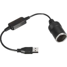 usb 2.0 5v 2A to 12v 800mA dişi oto çakmaklık çevirici