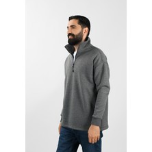 Balins Unisex Balıkçı Yaka Antrasit Sweatshirt
