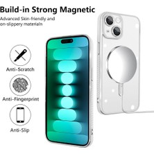 SPHONE iPhone 15 Kılıf Kamera Mercek Korumalı Magsafe Manyetik Şarjlı + Nano Seramik Koruyucu Set