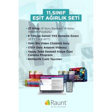 Raunt 11. Sınıf EA Tam Set + YKS 2025 EA Tam Set