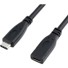 keepro type c usb 3.1 dişi erkek uzatma kablosu 50 cm