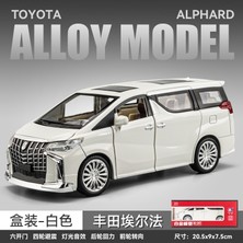 Gujing Yeni 1:24 Toyota Alphard Simülasyon Alaşım Araba Modeli (Yurt Dışından)