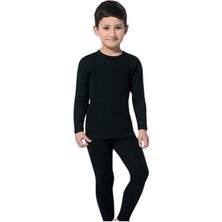 Tutku 0135 Erkek Çocuk Termal Tayt Siyah