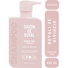 Savon De Royal - Shea Yağı - Boyalı Ve Kıvırcık Saçlar Için Iyileşme Etkili Şampuan 500 Ml