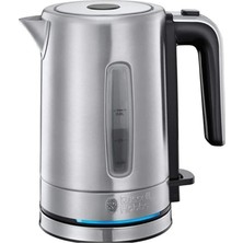 Russell Hobbs Kompakt Ev Fırçalanmış Çelik Su Isıtıcısı (Kettle)