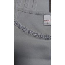 Türen 415 Papatyalı İp Askılı Kız Çocuk Kaşkorse - Beyaz İkili Paket