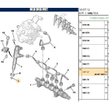Psa Enjektör Pulu Dw4 206 306 307 1.4hdı Partner 2.0hdı (198196)