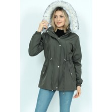 Narika Trenç Giy Çık. Peluşlu Içi Peluşlu Mont Su Itici Özelliği