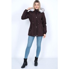 Narika Trenç Giy Çık. Peluşlu Içi Peluşlu Mont Su Itici Özelliği