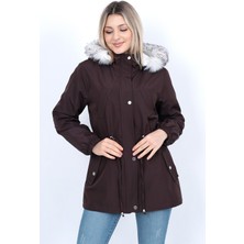 Narika Trenç Giy Çık. Peluşlu Içi Peluşlu Mont Su Itici Özelliği