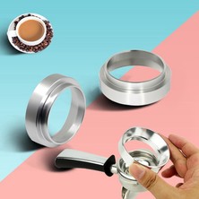 Humble Alüminyum Ölçüm Halkası, Bir Kase Kahve Tozu Demlemek Için Kullanılır, Espresso Aracı, 2 Paket Gümüş (51MM +58MM) (Yurt Dışından)
