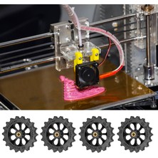 Humble 3D Yazıcı Aksesuarları Sıcak Yatak Yükseltme El Büküm Otomatik Tesviye Somunu Kiti Ender3 CR10/10S 3D Printe (Mavi + Siyah) (Yurt Dışından)