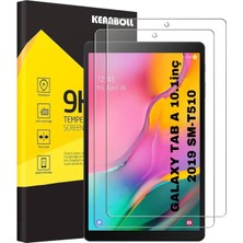 SPHONE Samsung Galaxy Tab A 10.1inç (2019) T510 Ekran Koruyucu Esnek Nano Şeffaf Kırılmaz Screen Protector