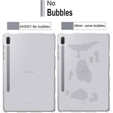 SPHONE Samsung Galaxy Tab S8 11INÇ Uyumlu Tablet Kılıf Clear Şeffaf Sararmaz Dört Köşe Koruma Esnek Silikon