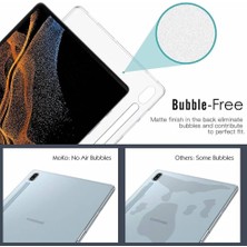 SPHONE Samsung Galaxy Tab S8 Ultra 14.6inç SM-X900 Uyumlu Tablet Kılıf Clear Şeffaf Sararmaz Esnek Silikon