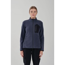 Exuma Kadın Antrasit Tam Fermuarlı Polar 2322003